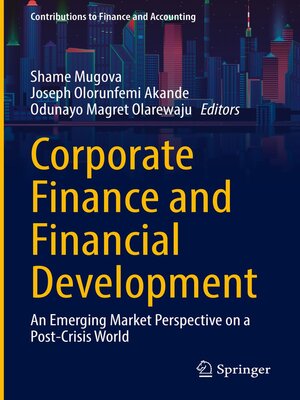 cover image of Corporate Finance and Financial Development